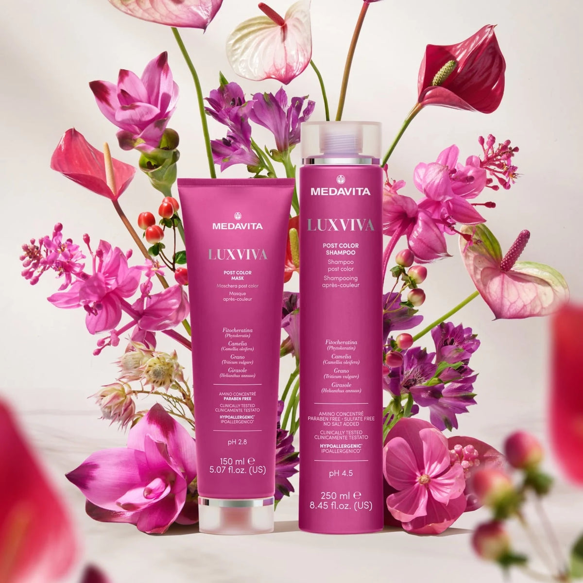 Medavita Luxviva Post Color Mask 150ml lifestyle