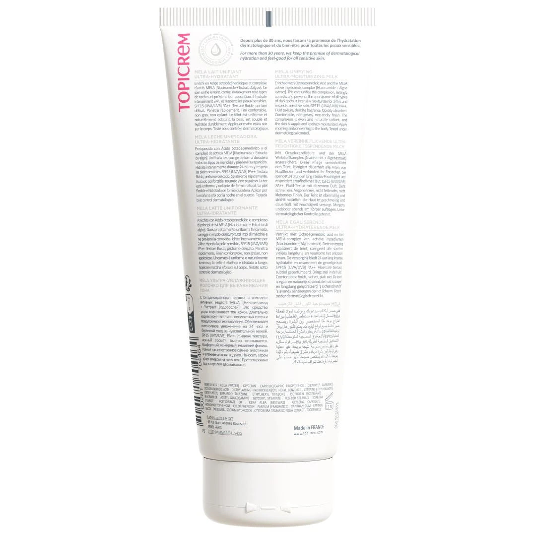Topicrem MELA Unifying Ultra-Moisturizing Milk 200ml #Size_200ml