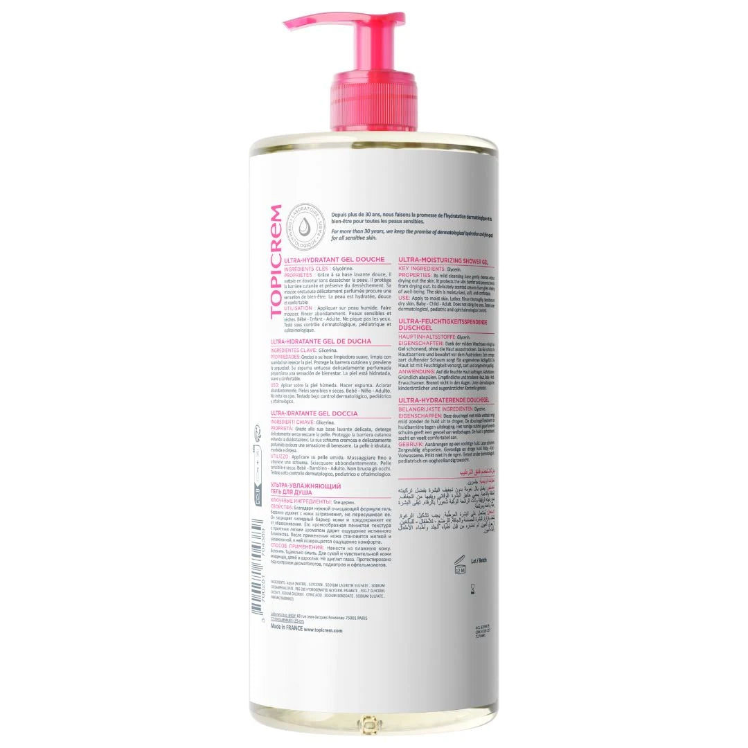 Topicrem ULTRA-MOISTURIZING Shower Gel 1L #Size_1L