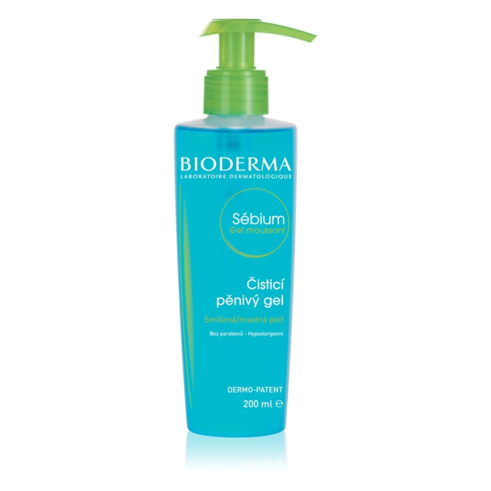 Bioderma Sébium Gel Moussant 200ml facial cleanser