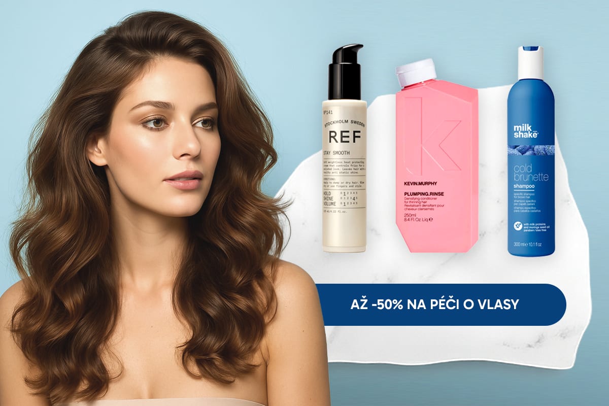 Až –50 % na oblíbené vlasové produkty