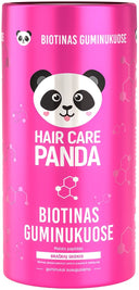 Hair Care Panda Biotinas guminukuose 60 Gummies multivitamin supplements #Quantity_60 Gummies