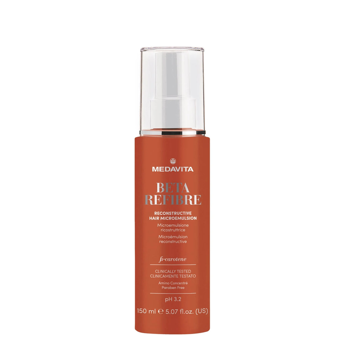 Medavita Beta Refibre Reconstructive Hair Microemulsion 150ml leave-in spray #Size_150ml
