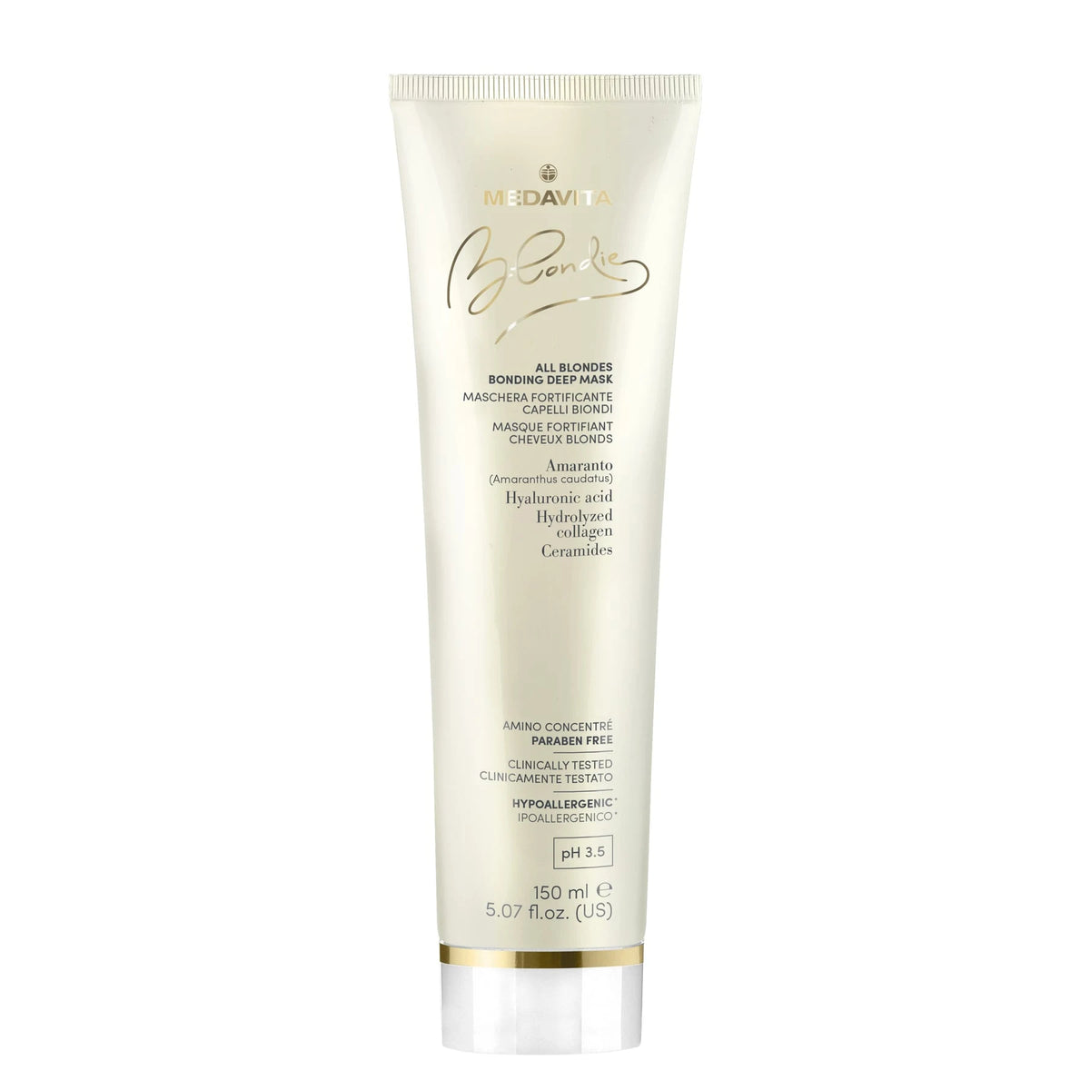 Medavita Blondie All Blondes Bonding Deep Mask 150ml hair mask #Size_150ml