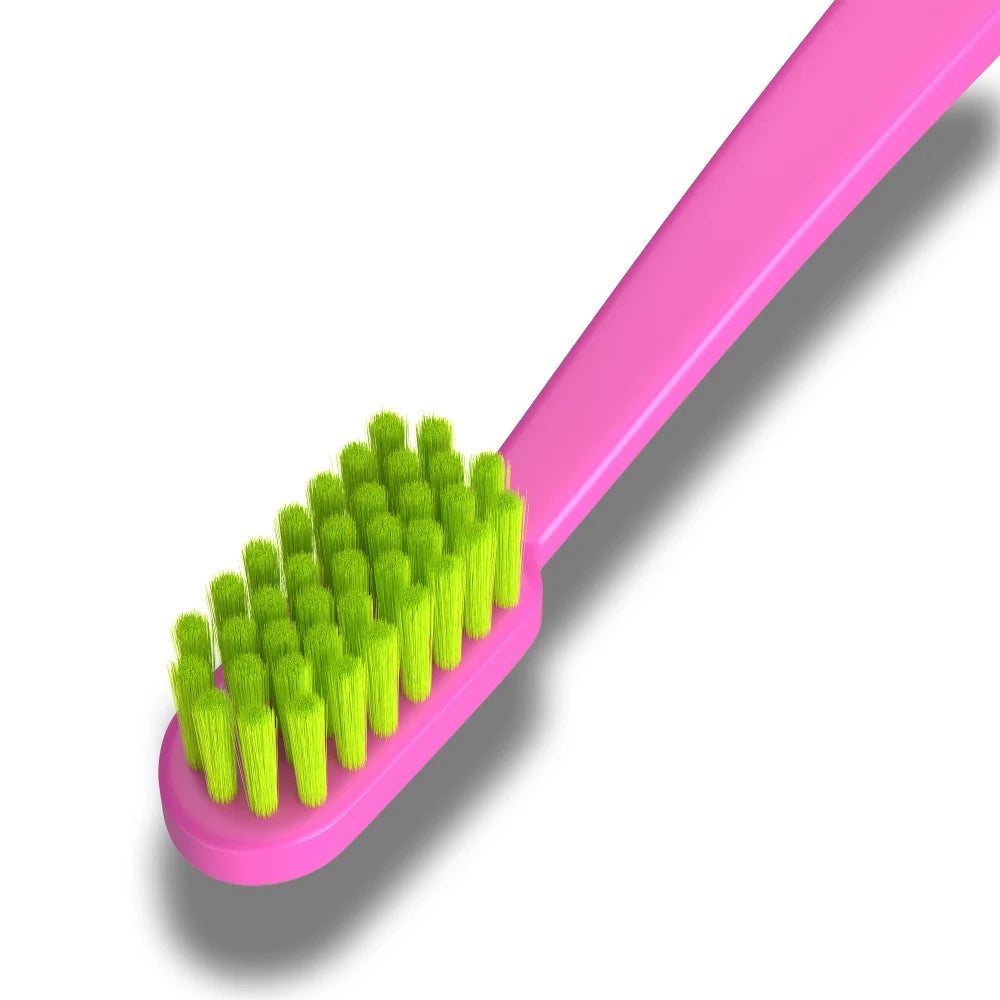 MEDIBLANC 5490 Ultra Soft Toothbrushes 4-Pack brush head close-up