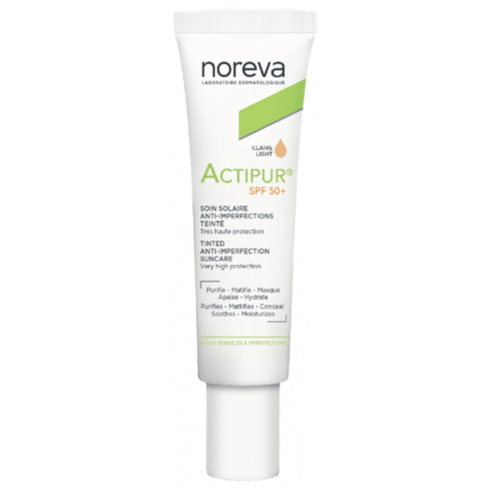 Noreva Actipur Sun Care SPF50+ Light Tint 30ml face moisturizers