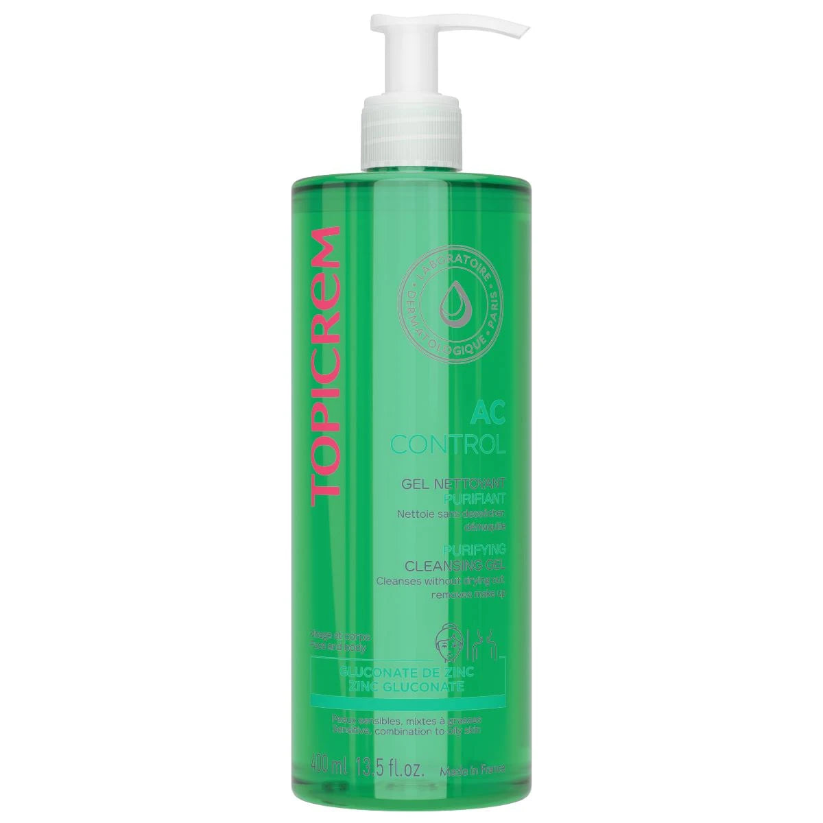 Topicrem AC CONTROL Purifying Cleansing Gel 400ml #Size_400ml