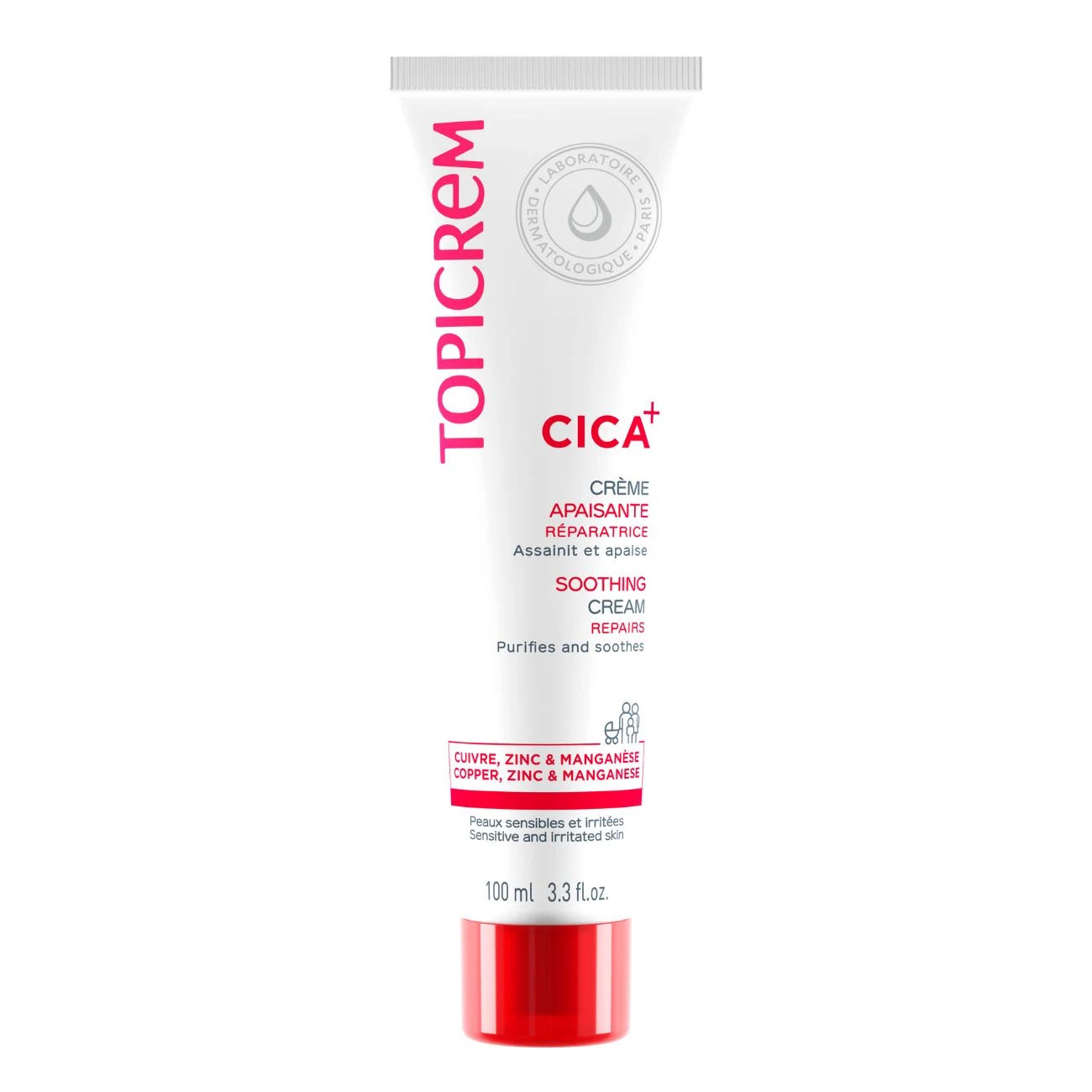 Topicrem CICA+ Soothing Cream 100ml #Size_100ml